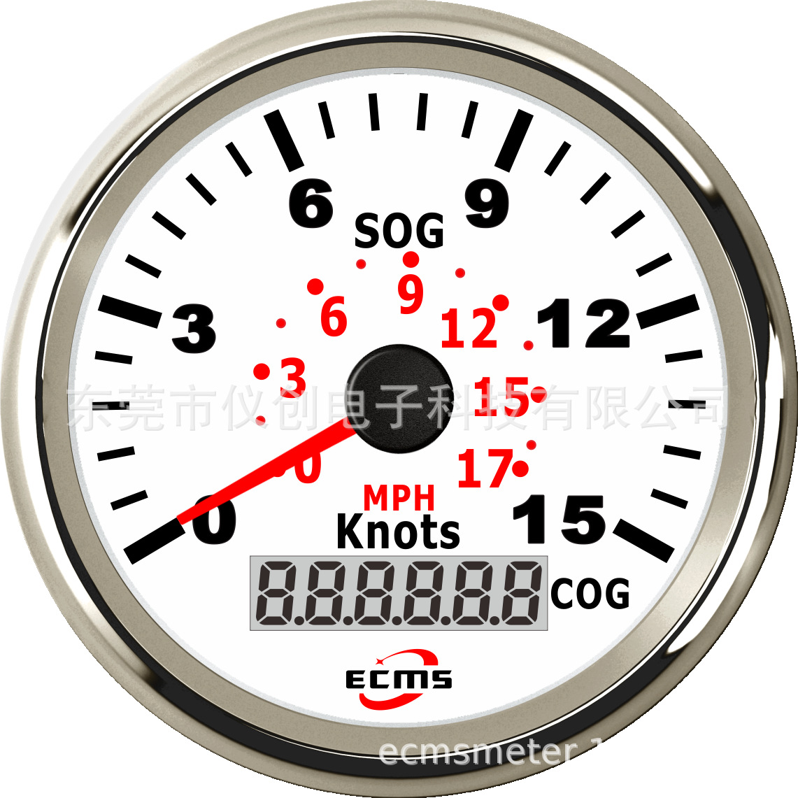 船用指针式85mmGPS速度表 船用仪器仪表