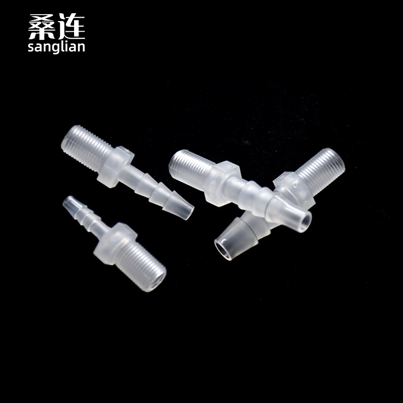 廠家批發零售  膠管用寶塔直接頭 帶螺紋直接頭 塑料接頭直水嘴