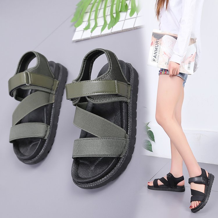 Chaussures été pour femme en Caoutchouc - Ref 3347417 Image 1