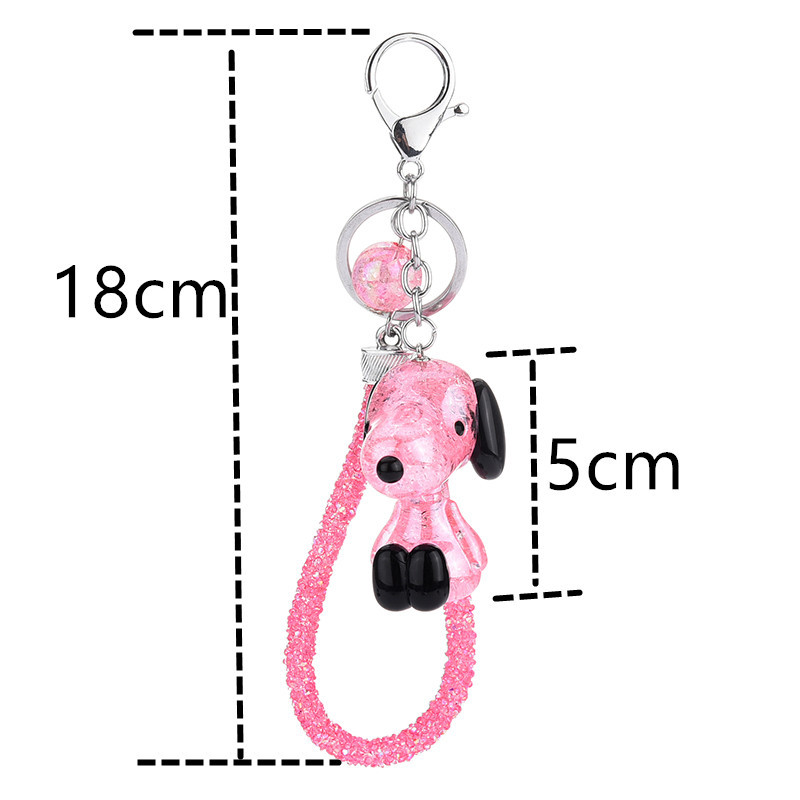Creative Acrylic Bubble Puppy Keychain Wholesale Nihaojewelry display picture 2