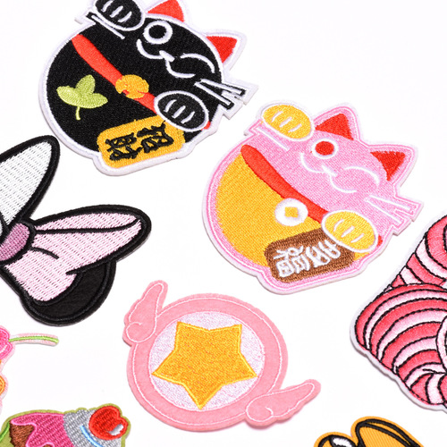 Cartoon cloth patches, clothing accessories, clothes and pants decorative decals, classic cartoon patches, direct sales available