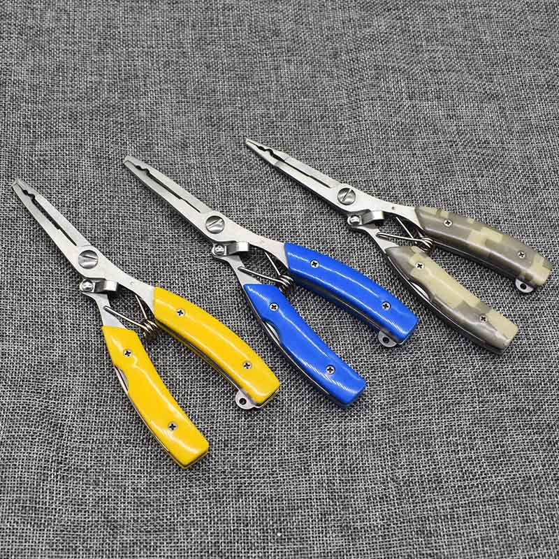 1鱼线钳多功能不锈钢路亚钳摘钩钳控鱼钳钓鱼渔具配件批发