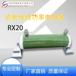 原厂发货RXG20瓷管50W线绕被釉功率电阻器 放电电阻 制动电阻