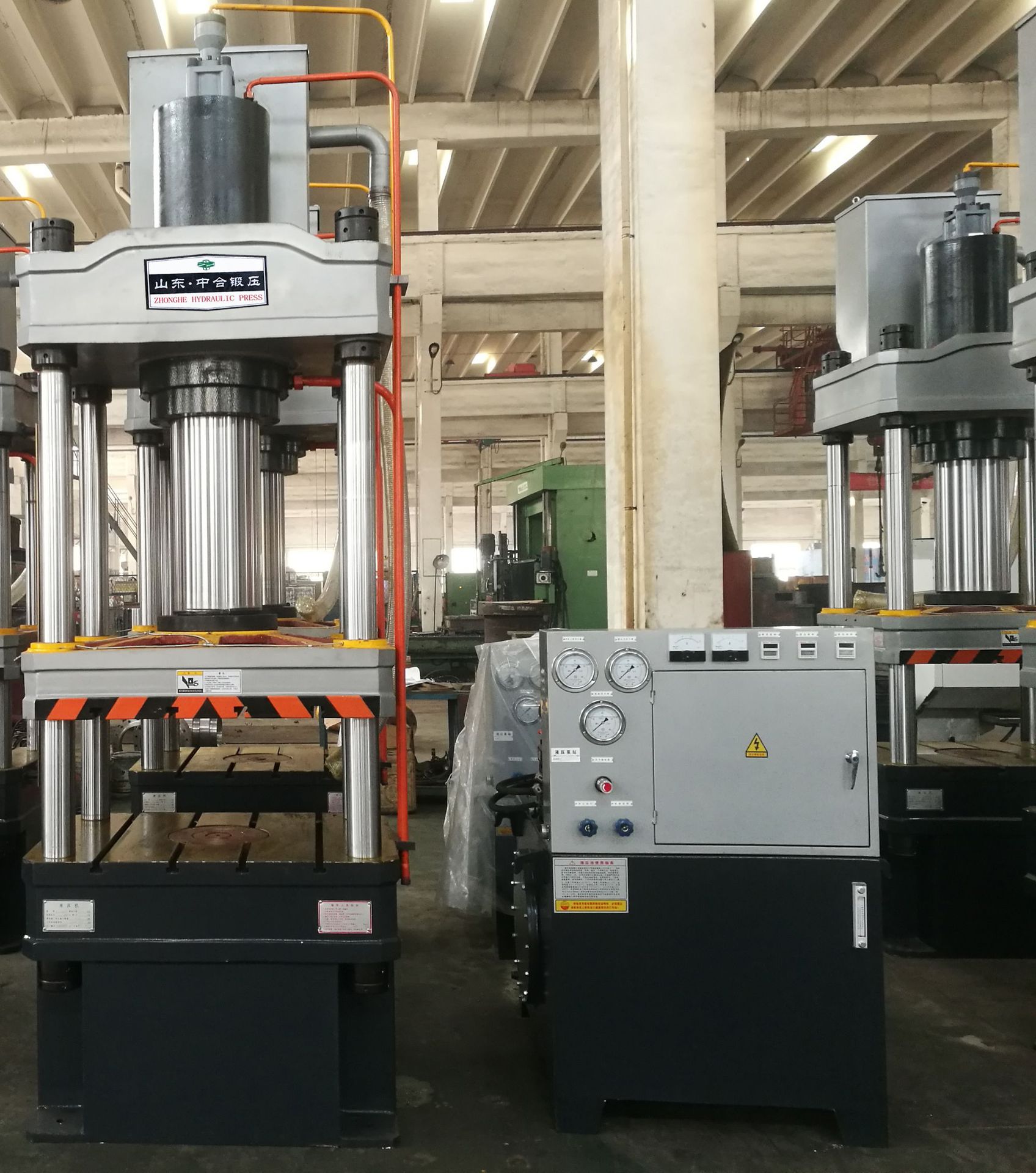 中合不锈钢餐厨具拉伸成型油压机 200吨金属压型四柱三梁液压机