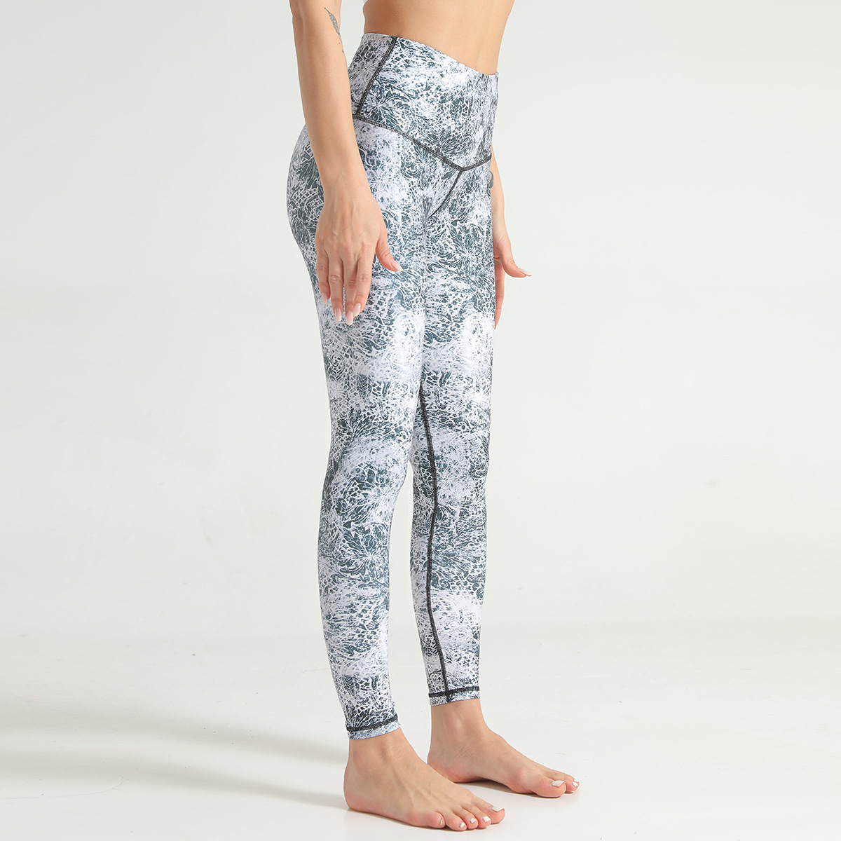 nuevos pantalones de yoga de cintura alta que levantan la cadera NSNS47325