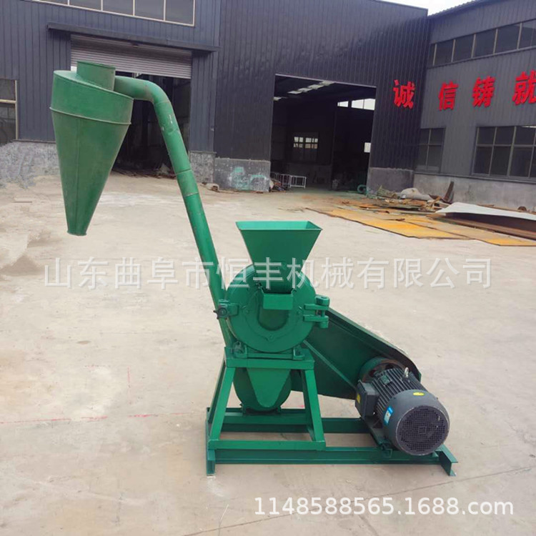 养殖畜牧饲料电动齿盘式粉碎机 齿盘式米糠粉碎机