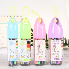 Bulk Lucky Bottle Watercolor Pencils Custom Logo Children's Drawing Set Festival Gift Creative Washable Painting Pencils