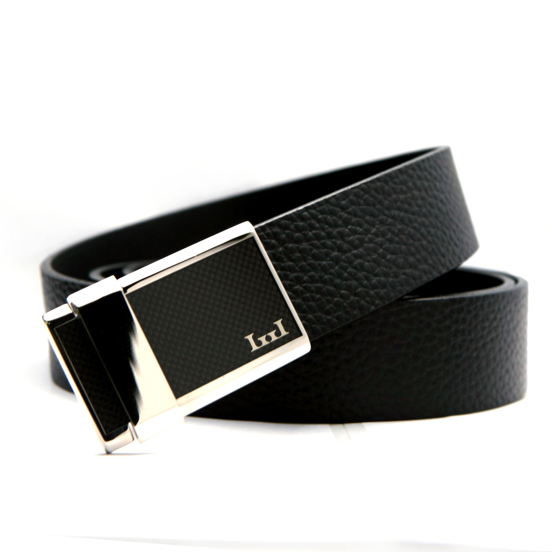 板扣皮带 新款男士真皮腰带 男式存铜平滑扣腰带批发淘货源|ru