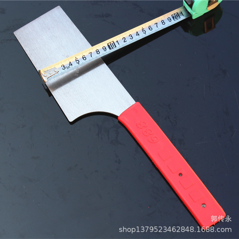 瓦岗寨红色胶柄双面瓦刀 建筑修砌钢制瓦刀 合金钢瓦工工具-阿里巴巴
