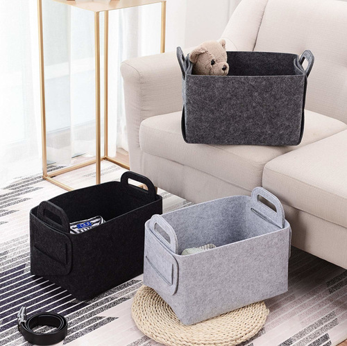 Felt Storage Basket Amazon Best Seller Felt Laundry Storage Basket Felt Storage Utility Box Factory Wholesale