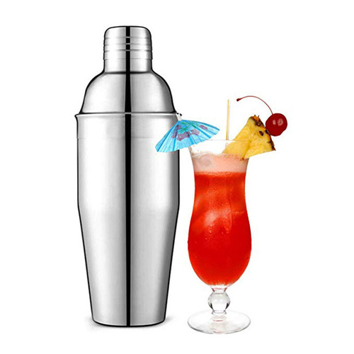 Cross-border new product stainless steel cocktail shaker, milk tea shaker cup, cocktail mixing cup, 750ml cocktail shaker