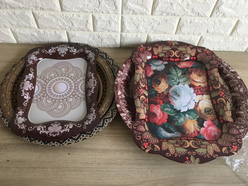 创意花色圆形托盘 花盘.jpg