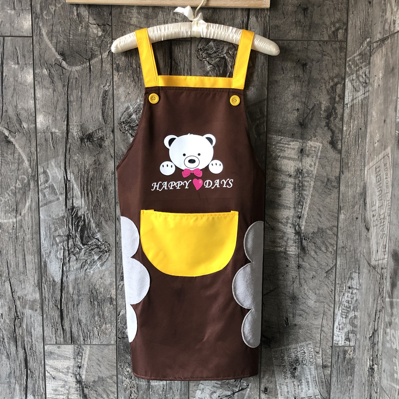 Delantal de correa de mano borrable para el hogar a prueba de aceite a prueba de agua logotipo personalizado de cocina Linda ropa de trabajo para hombres de moda