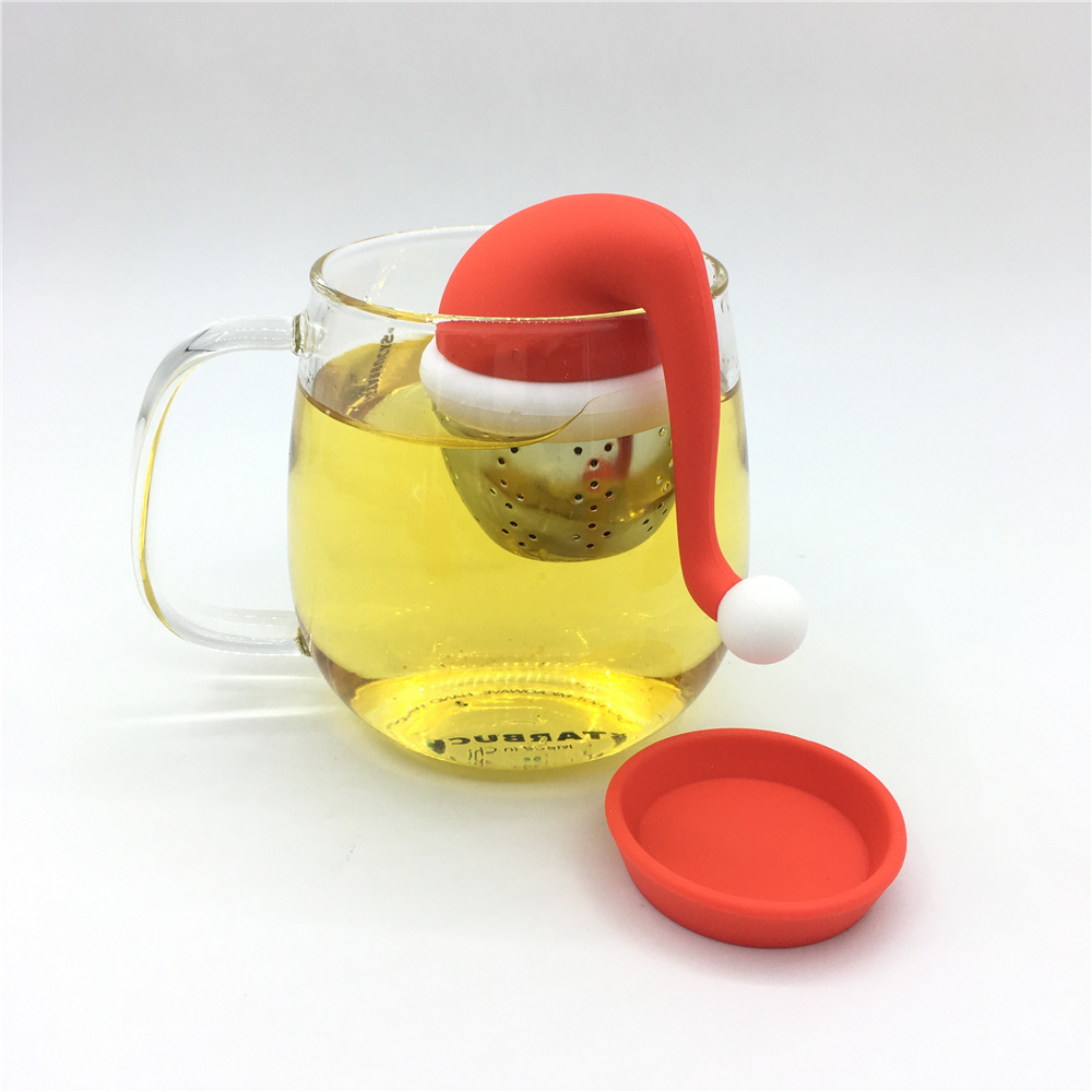 圣诞帽茶漏 Christmas hat tea infuse