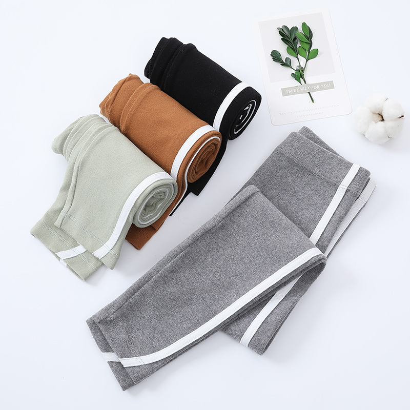 2019新款韓版童褲打底褲 女童秋季純棉外穿保暖褲兒童打底褲批發