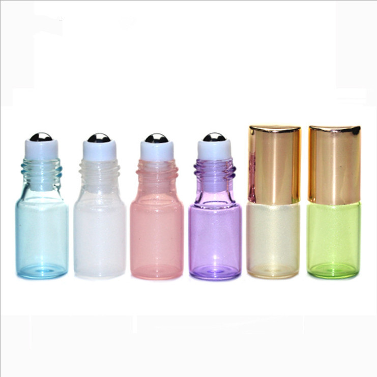 3ml 小容量彩色玻璃滚珠瓶