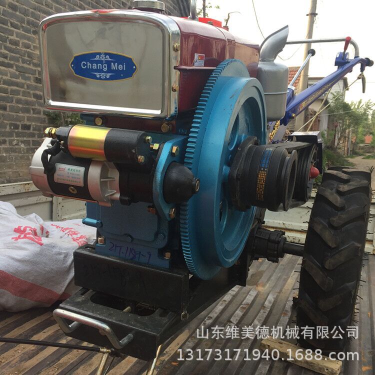 山东畅销农用小型耕田机 15马力手扶拖拉机各种马力手扶开沟机