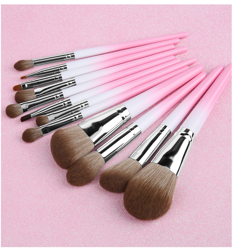 化妆刷 化妆刷套装 12支巴斯夫毛化妆刷 化妆套刷