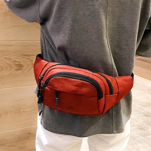 New multifunctional waist bag Korean version waterproof Oxford cloth chest bag casual outdoor sports shoulder crossbody bag wholesale for women