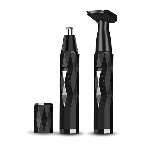 Electric men's nose hair trimmer rechargeable shaving nose hair trimmer cleaning mini shaving eyebrow trimmer set multi-function