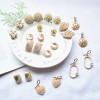 Demi-season cute earrings from pearl, simple and elegant design