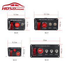 Automotive Carbon Fiber Texture Ignition Switch Multifunction Combination Switch Racing Integrated Ignition Switch Assembly