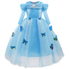 Cross -border for girls dress foreign trade Cinderella princess skirt Halloween performance clothes to send butterflies