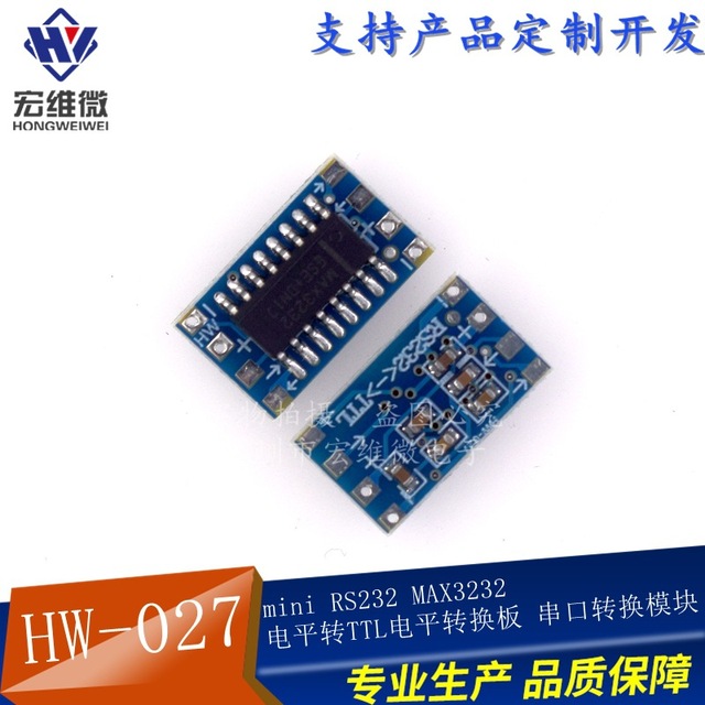 027 Mini Rs232 Max3232电平转ttl电平转换板串口转换模块 价格 厂家 哪里买 我有货 B 5yoho Cn