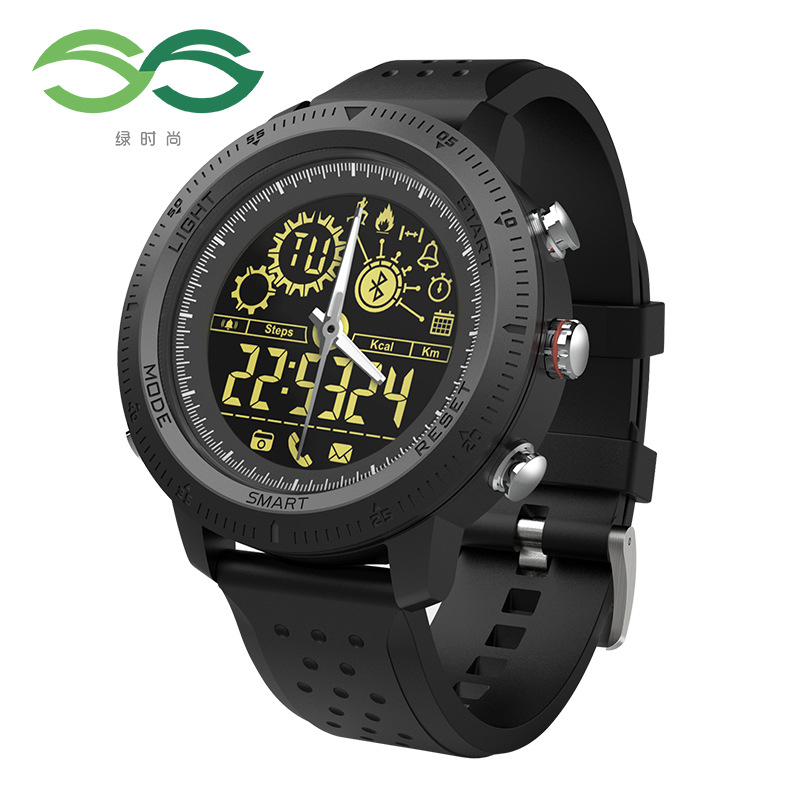 绿时尚跨境NX02智能手表监测秒表计步器来电信息提醒防水运动手环