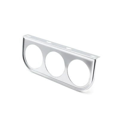 Car modification three-hole instrument automobile instrument - silver