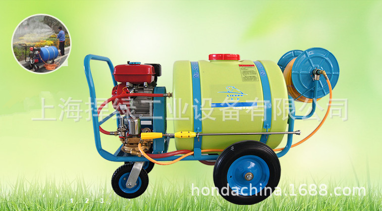 捍绿HL-100推车式动力喷雾机 农用喷雾器 消杀防疫喷药机