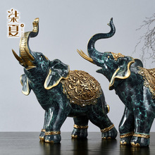 福建動物擺件大象工藝品擺件創意禮品小歐式家居飾品工廠貨源