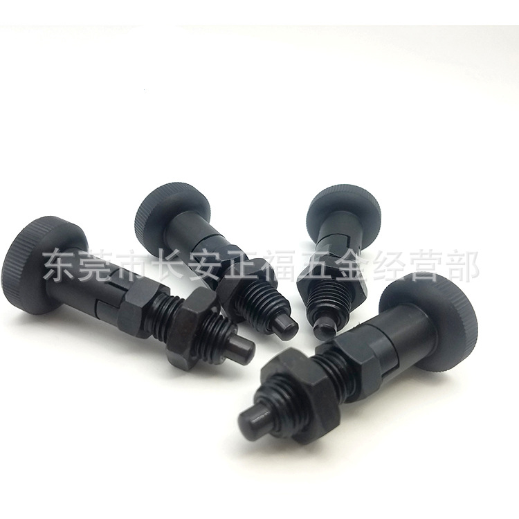 尼龙头自锁细牙分度销 弹簧分割锁 旋钮柱塞PXYA PXYK10 12 16