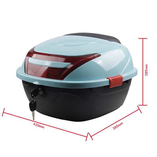Motorcycle trunk, electric vehicle trunk with large capacity and thickening, battery scooter storage tool box, universal