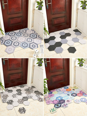 Northern Europe Entrance doors Mat Entrance porch Wire loop door mat Can be cut carpet The door Net Red household customized