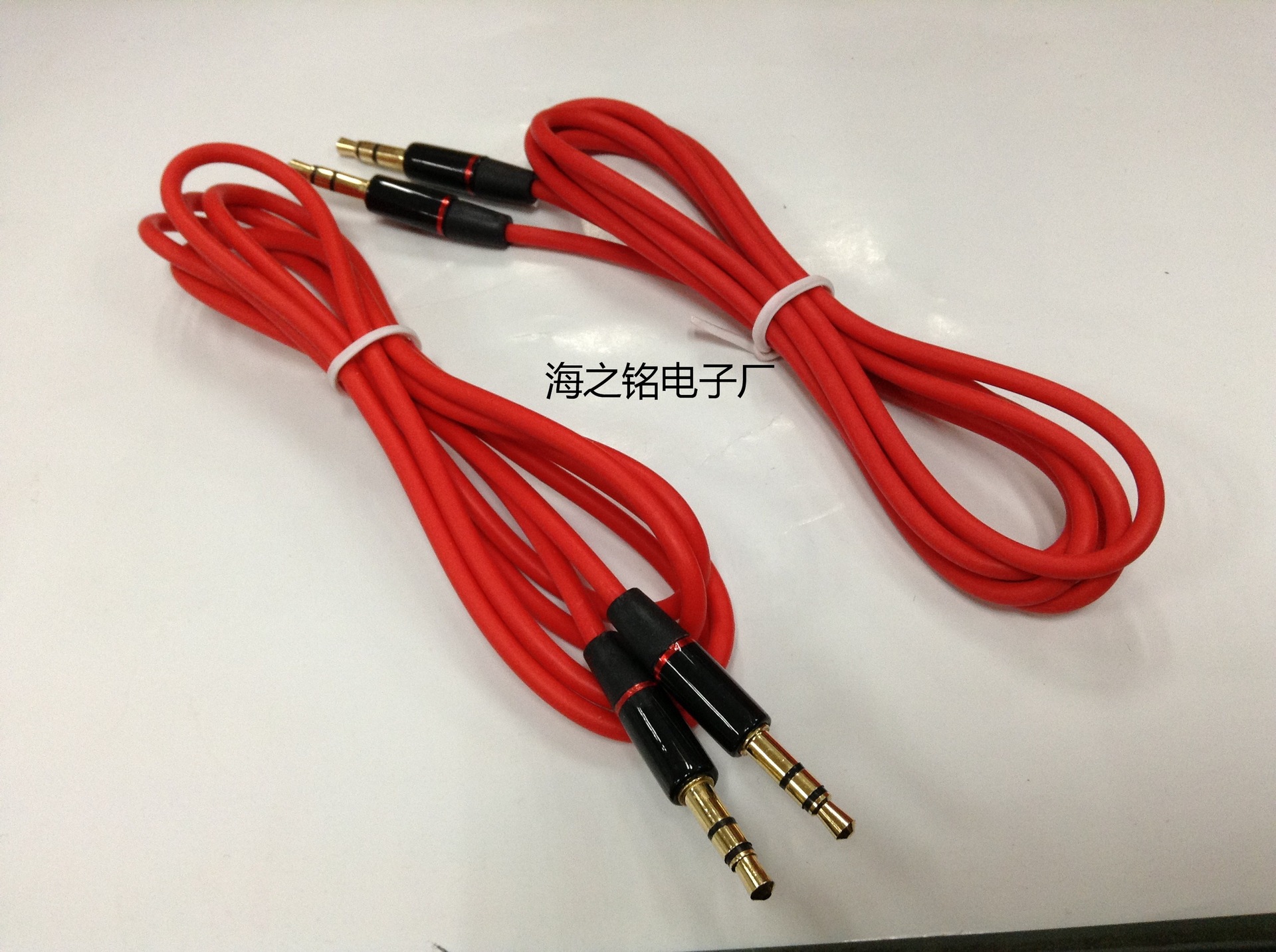 1米公对公通用音频线3.5mm通用耳机音响线aux车用车载连接线批发