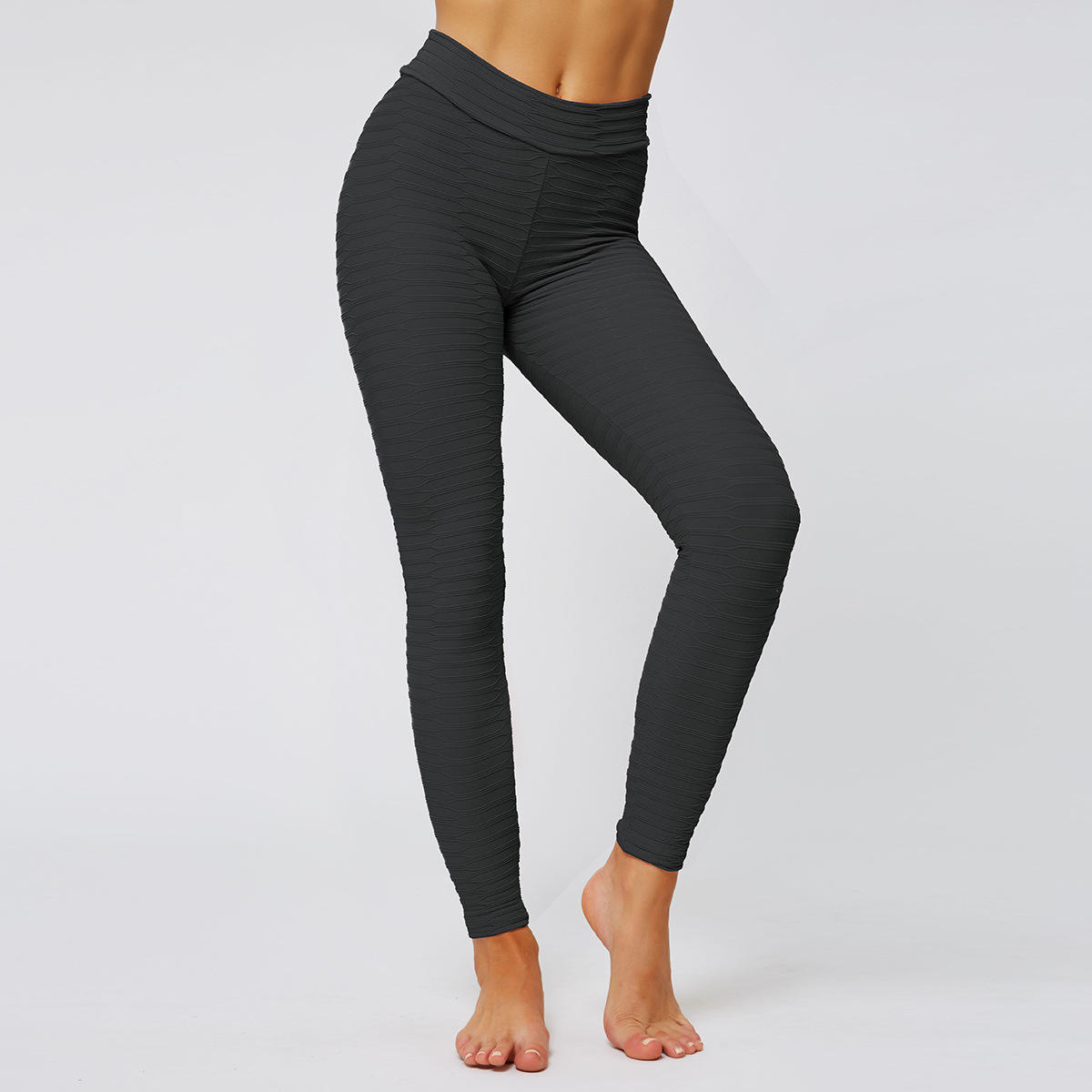pantalones de yoga de cadera tridimensionales ajustados sexy NSLX9032