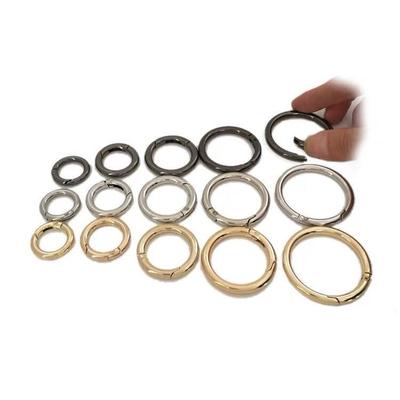 Manufactor goods in stock Bail Luggage and luggage parts Kirsite Coil Metal Ring buckle Manufactor Direct selling factory