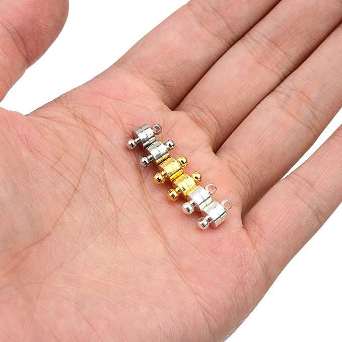 DIY joyería magnética cubo hebilla adecuado para collar pulsera gruesa imán hebilla collar hebilla magnética