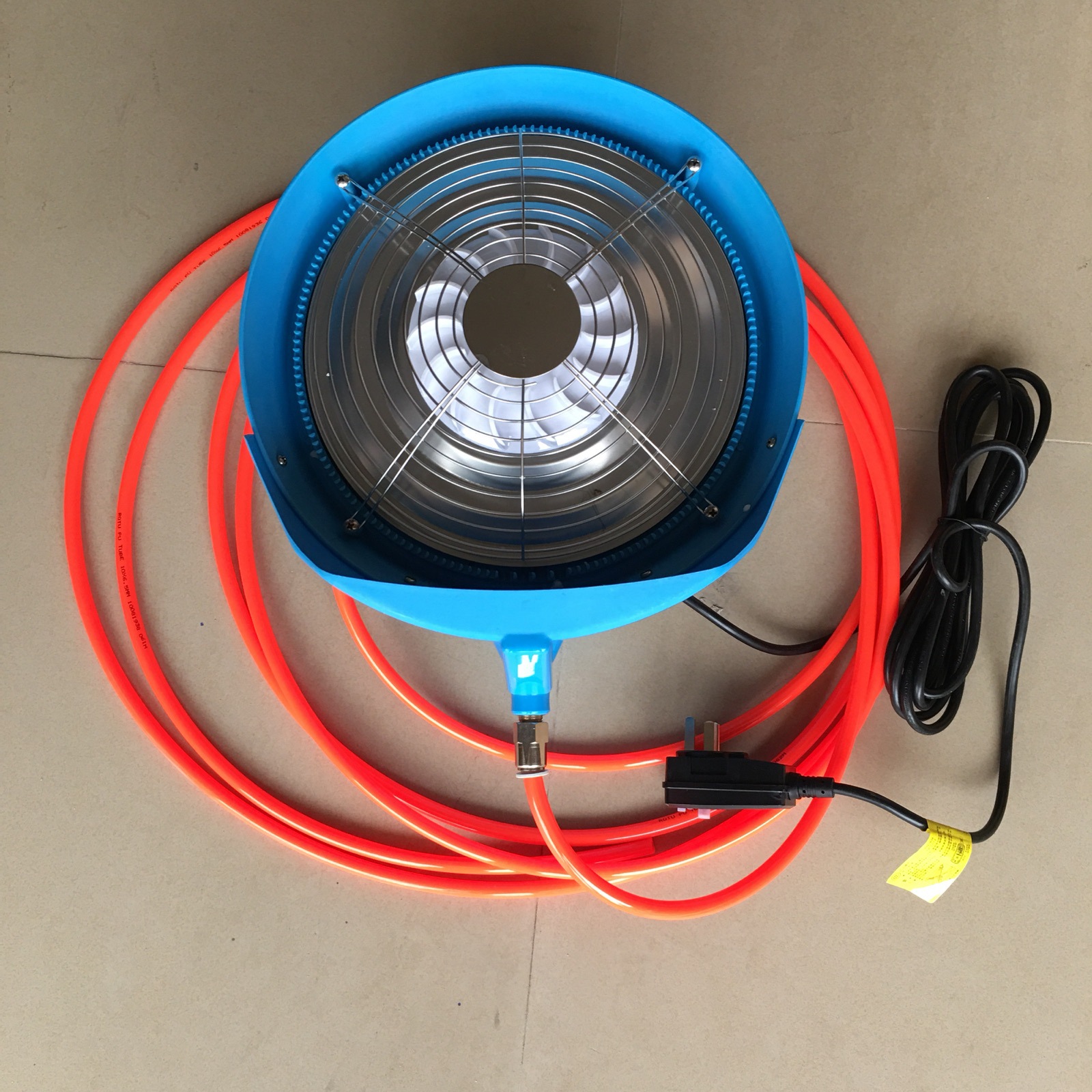 猪场养殖场人员通道消毒机喷雾系统雾化工业加湿器花棚温室加湿机