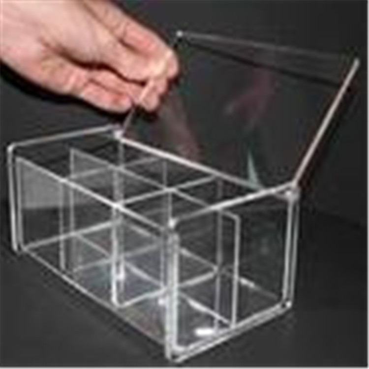 厂家制作多格透明亚克力精美饰品包装盒 亚克力多格收纳盒子