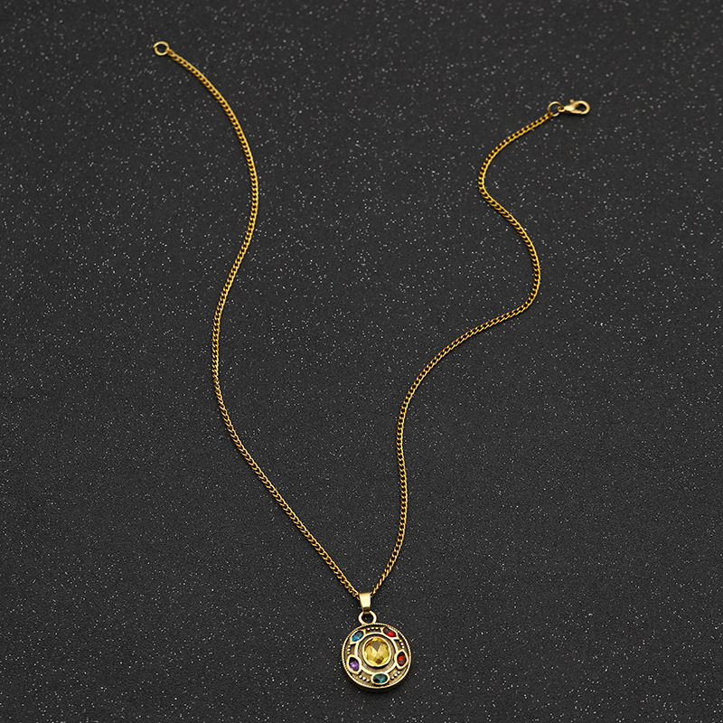 New fashion Avengers 3 tyrant unlimited gloves fashion necklace clavicle chain yiwu nihaojewelry who