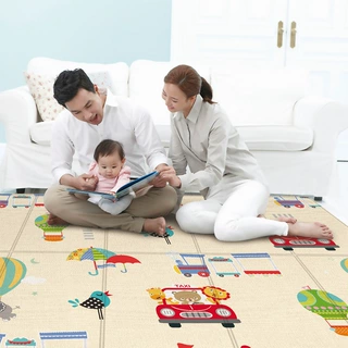 婴之力幼儿爬爬垫无味耐脏儿童游戏垫华婴爬行垫可折叠防摔护童