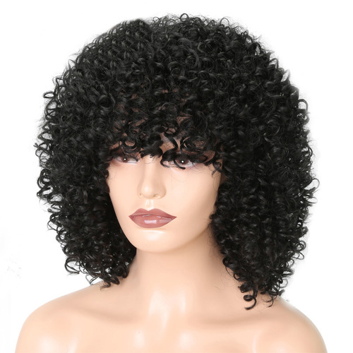 Curly Hair Wigs Parrucche per capelli ricci Women pelucas headgear African curly wig African headgear rose net wig