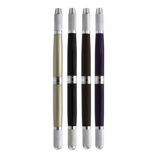 Three-purpose pen for tattoo and embroidery. Multi-functional fogging pen for tattooing and embroidering eyebrows. Matte eyebrow handmade embroidery pen and tattooing knife holder.