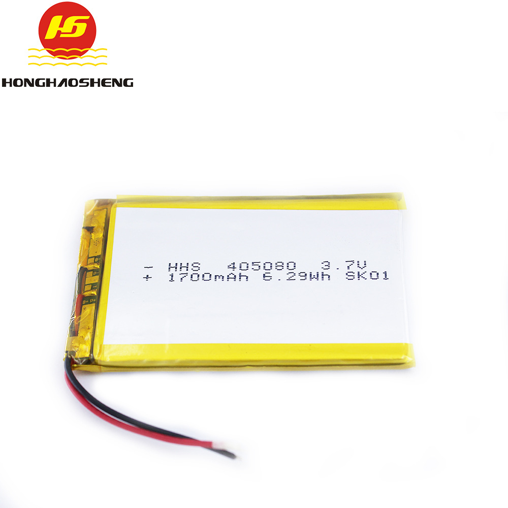 厂家直销4050801750mahMID电池电子书电池医疗器械聚合物锂可充电