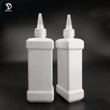 廠家定制300ml膠水瓶 PET塑料瓶 尖嘴蓋瓶子 墨水墨粉瓶