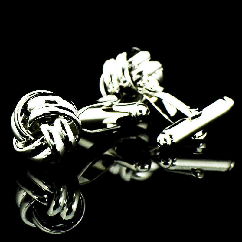 英博ixiukou金银镭射金属麻花袖扣袖钉法式纽扣cufflinks/156529