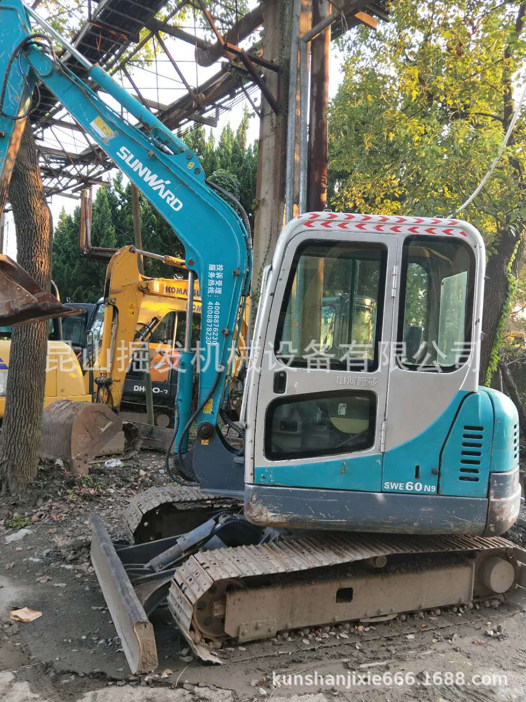 二手山河智能60挖掘机