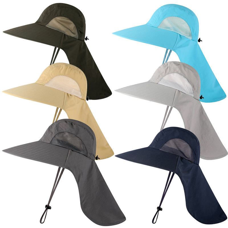 للجنسين موضة اللون الصامد طنف واسعة قبعة دلو display picture 2